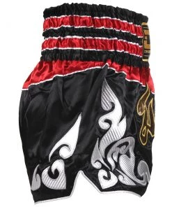 Danger Equipment D.E Fit Special Muay Thai Shorts - Black Red