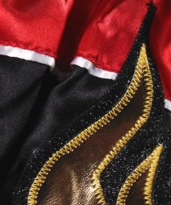 Danger Equipment D.E Fit Special Muay Thai Shorts - Black Red 13 Danger Equipment D.E Fit Special Muay Thai Shorts - Black Red
