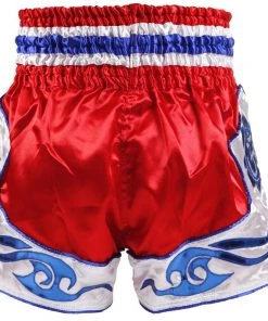 Danger Equipment D.E Fit Special Muay Thai Shorts - Red/White/Blue 8 Danger Equipment D.E Fit Special Muay Thai Shorts - Red/White/Blue
