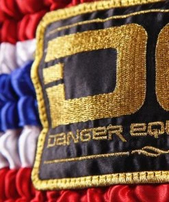 Danger Equipment D.E Fit Special Muay Thai Shorts - Red/White/Blue 11 Danger Equipment D.E Fit Special Muay Thai Shorts - Red/White/Blue