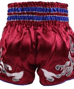 Danger Equipment D.E Fit Special Muay Thai Shorts - Maroon/Gold 11 Danger Equipment D.E Fit Special Muay Thai Shorts - Maroon/Gold