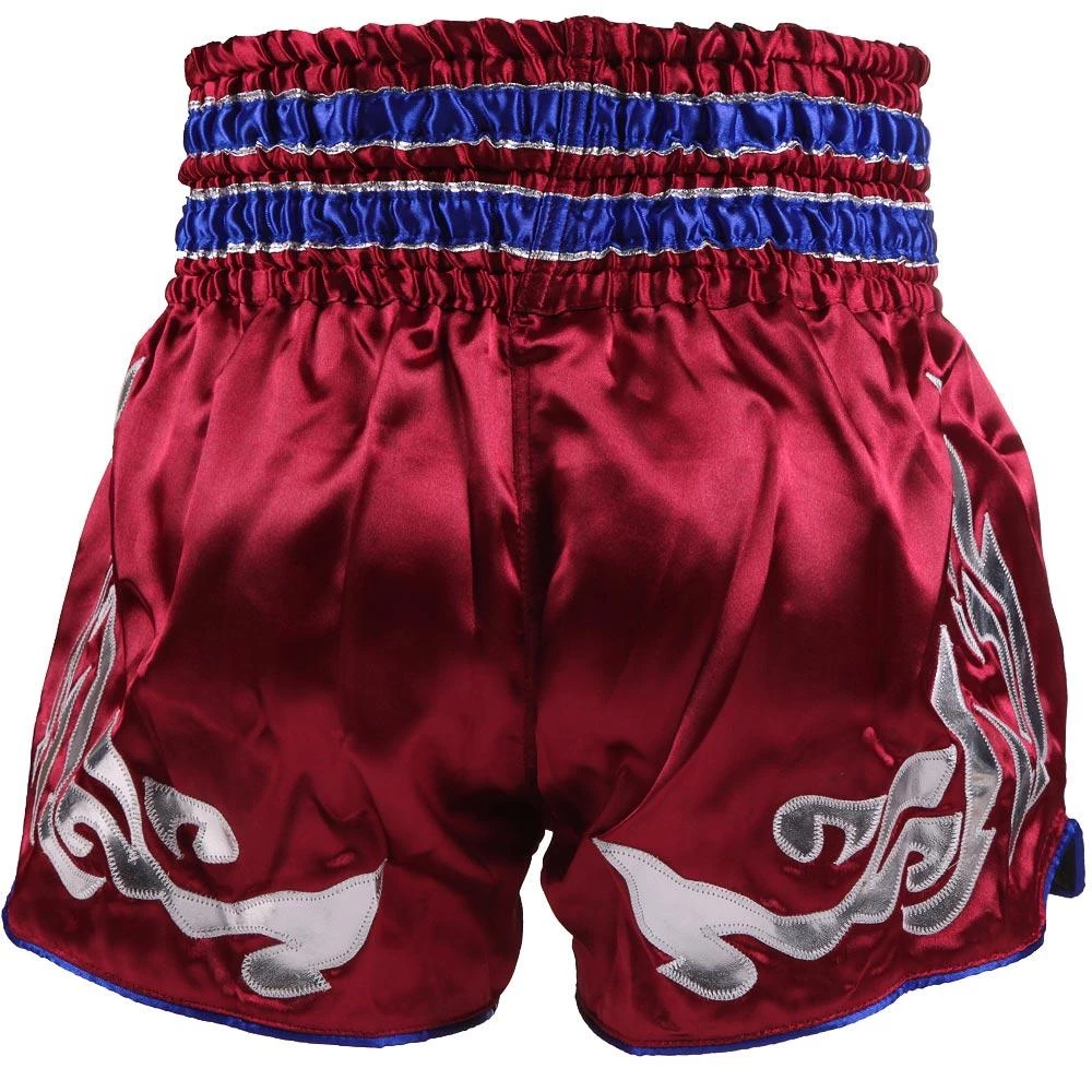 Danger Equipment D.E Fit Special Muay Thai Shorts - Maroon/Gold 7 Danger Equipment D.E Fit Special Muay Thai Shorts - Maroon/Gold