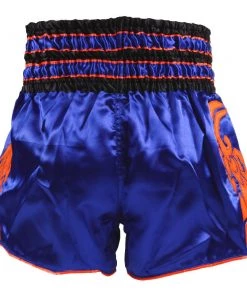 Danger Equipment D.E Fit Special Muay Thai Shorts - Blue/Silver