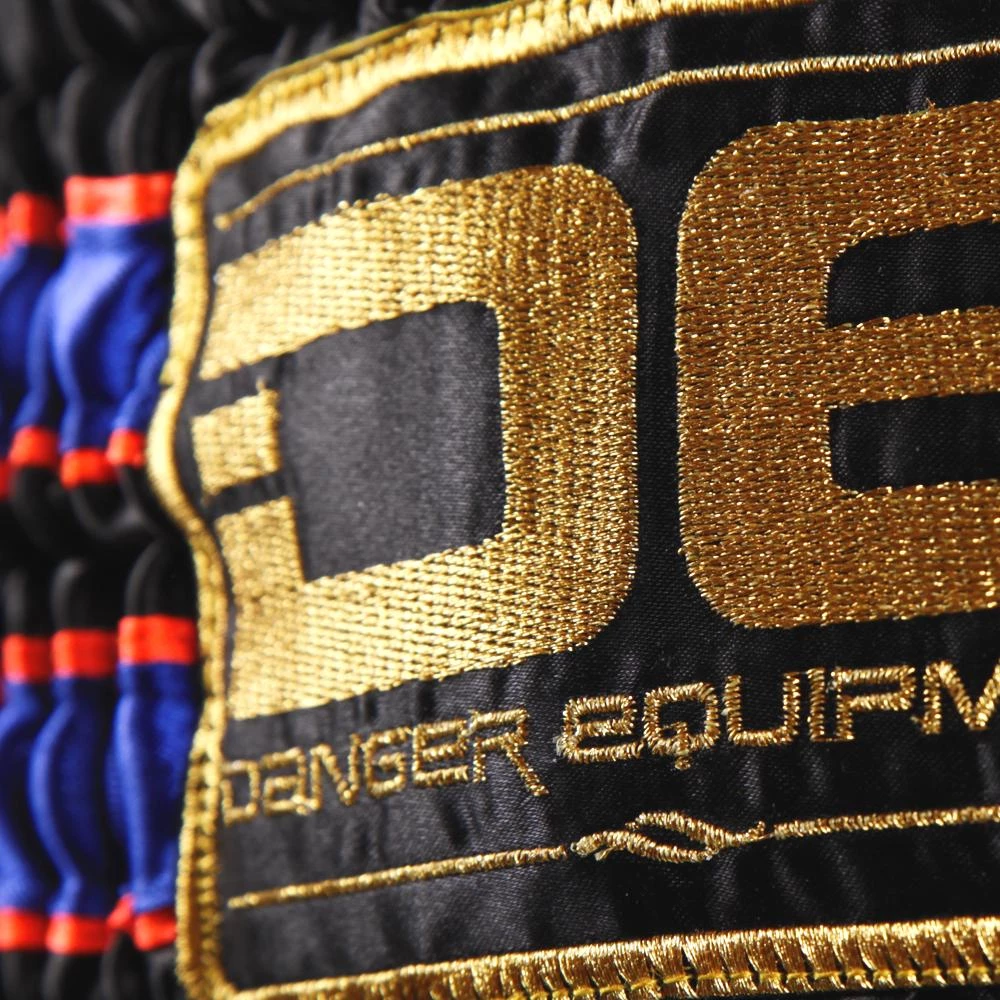 Danger Equipment D.E Fit Special Muay Thai Shorts - Blue/Silver 7 Danger Equipment D.E Fit Special Muay Thai Shorts - Blue/Silver