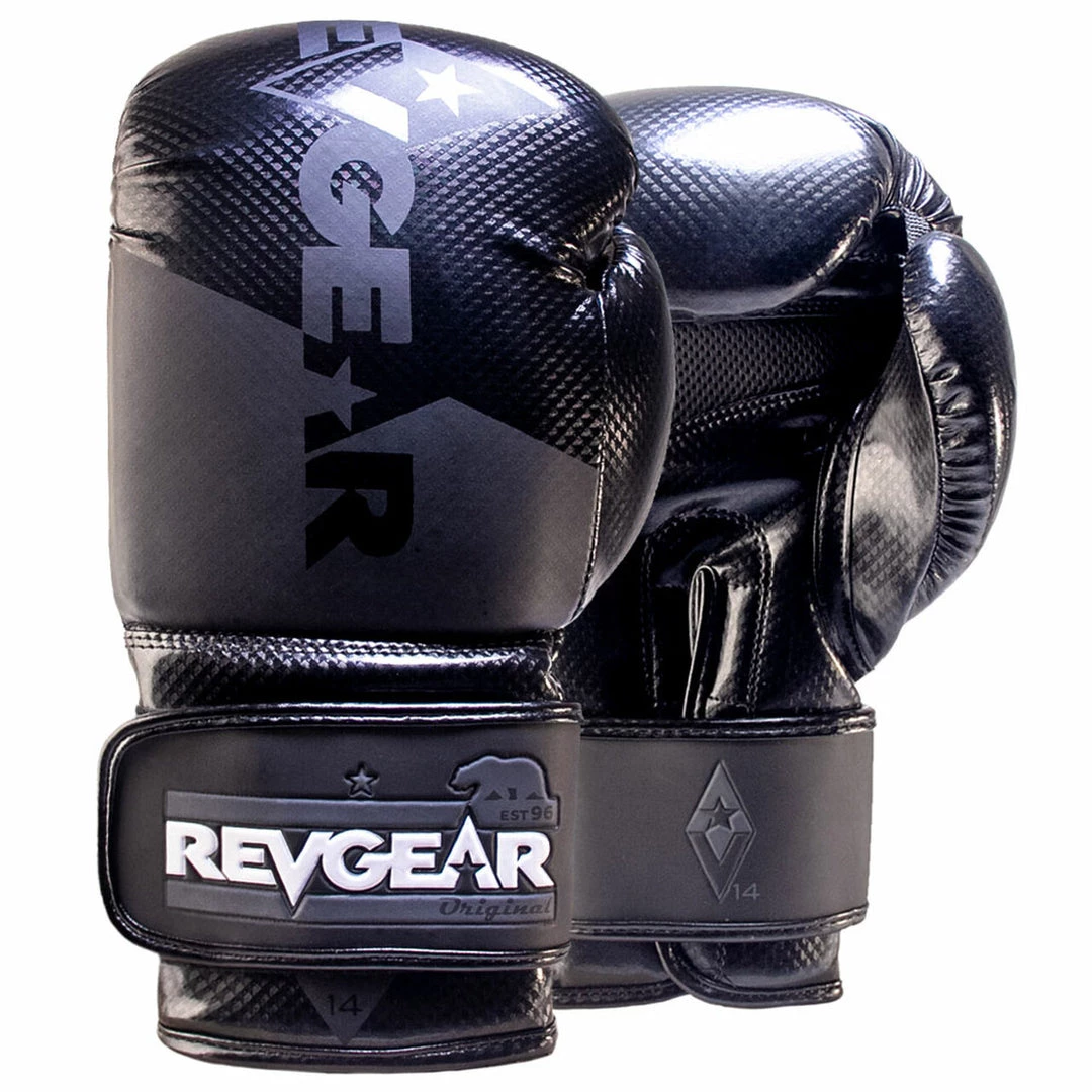 FIGHT GLOVES Revgear Pinnacle Boxing Gloves - Black 3 FIGHT GLOVES Revgear Pinnacle Boxing Gloves - Black