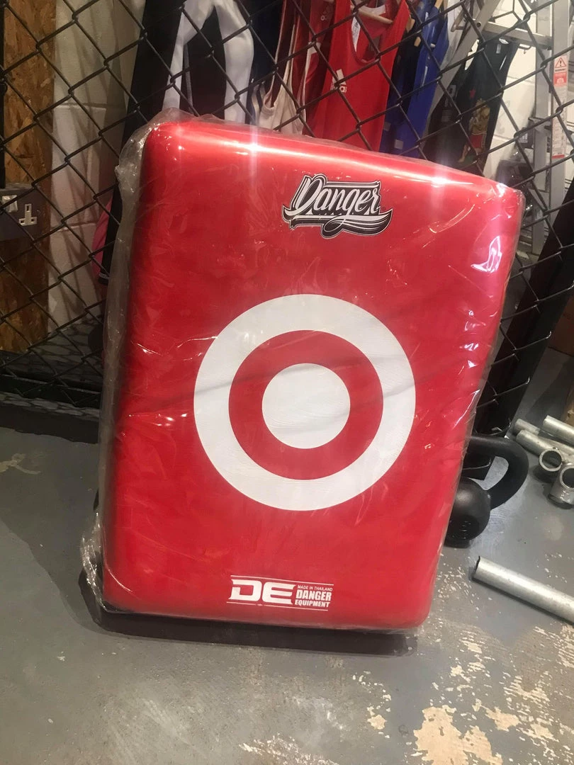 Danger Equipment Thai Kick Shield - Red 3 Danger Equipment Thai Kick Shield - Red