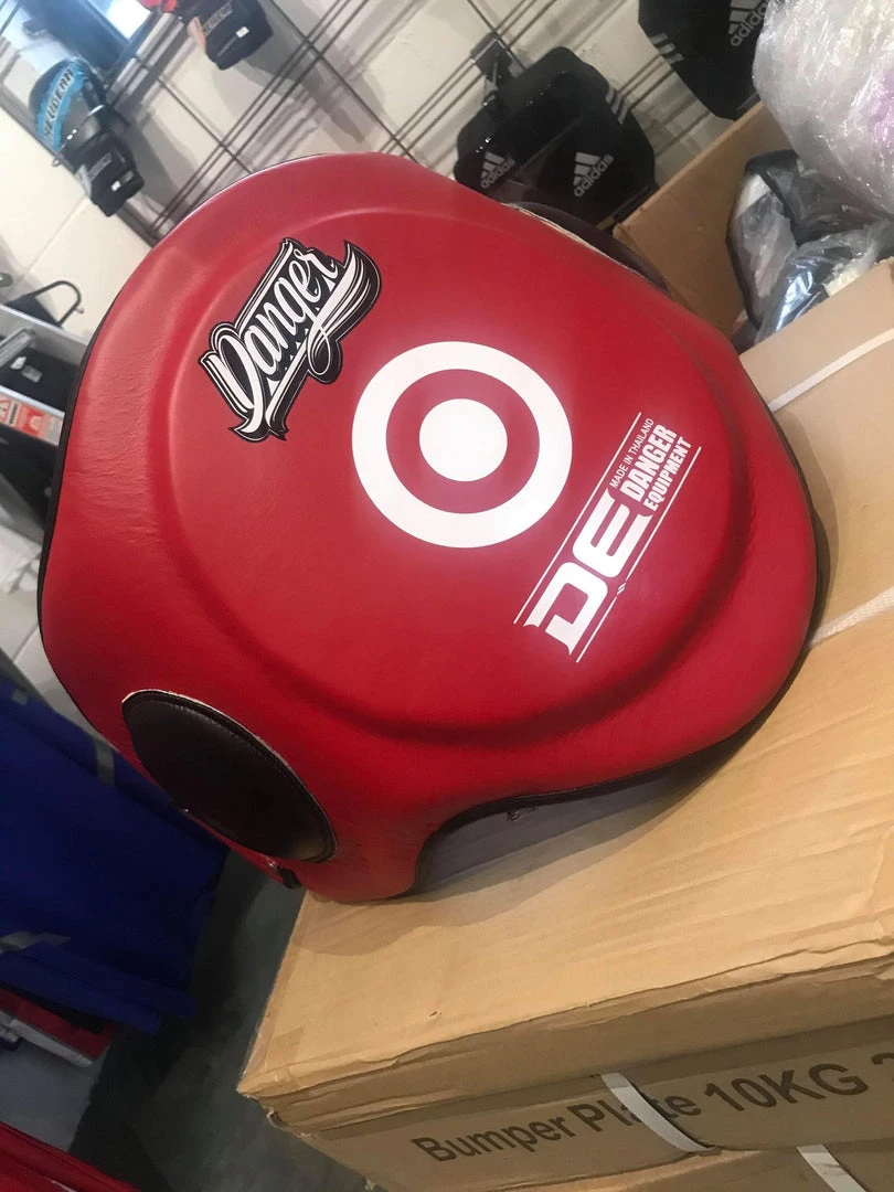 Danger Equipment Thai Belly Pad - Red Body Protection 4 Danger Equipment Thai Belly Pad - Red Body Protection