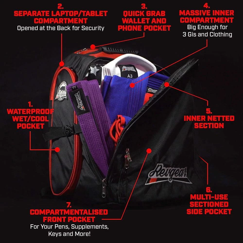 Revgear Travel Locker XL Backpack APPAREL & ACCESSORIES 13 Revgear Travel Locker XL Backpack APPAREL & ACCESSORIES