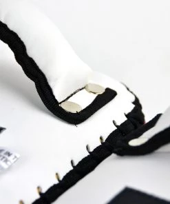 KPS2 MTG Pro White-Red Synthetic Thai Kick Pads