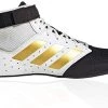Adidas Mat Hog 2.0 Wrestling Boots White 2 Adidas Mat Hog 2.0 Wrestling Boots White