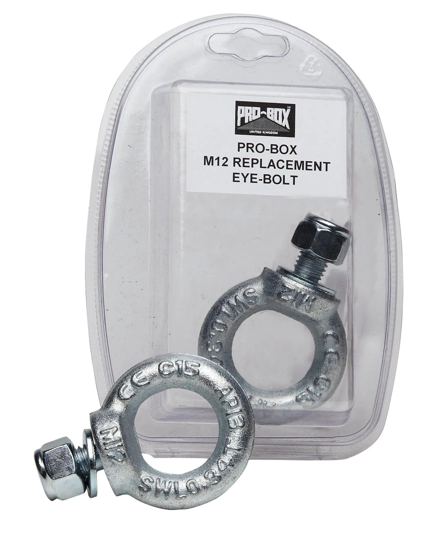 Fixings & Brackets Pro Box M12 Replacement Eye Bolt (Pack Of 1) 3 Fixings & Brackets Pro Box M12 Replacement Eye Bolt (Pack Of 1)