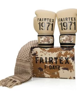BGV25 Fairtex F-Day 2 Desert Operation Boxing Gloves FIGHT GLOVES