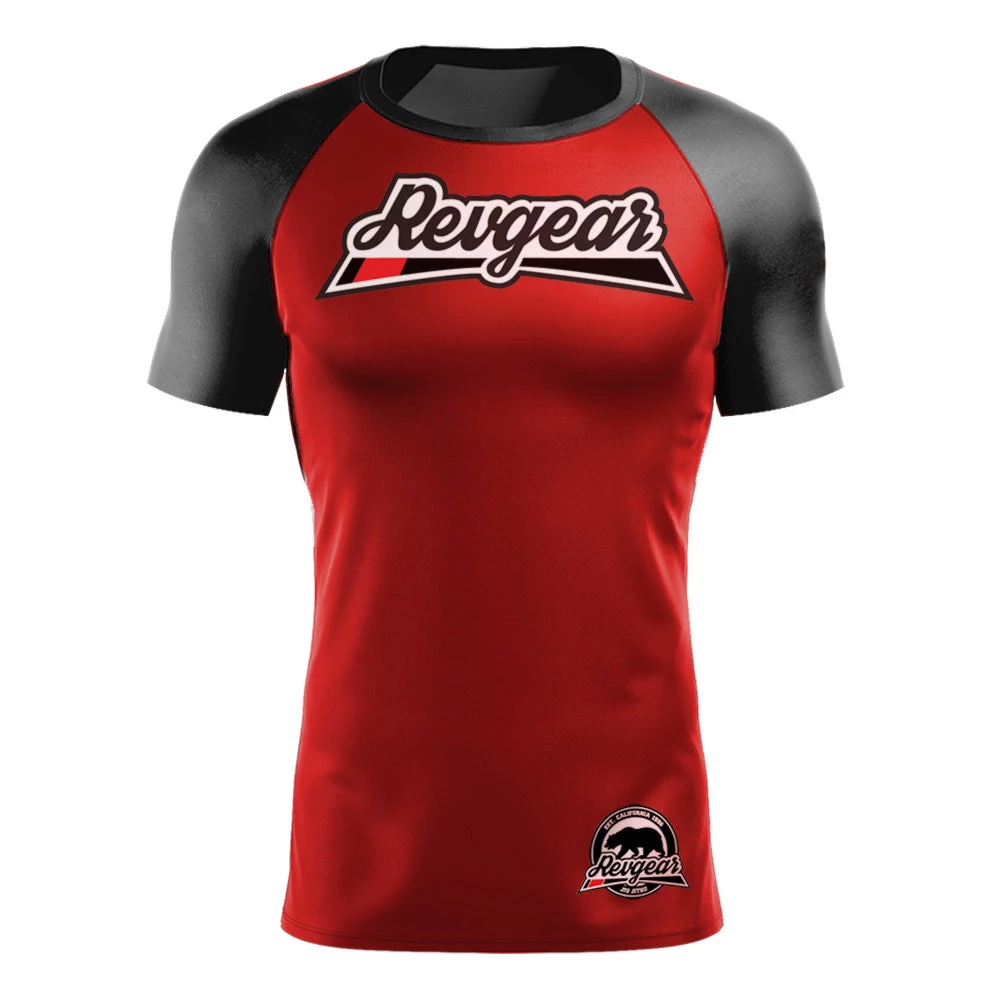 Revgear Short Sleeve Rashguard - Red Rashguards 3 Revgear Short Sleeve Rashguard - Red Rashguards