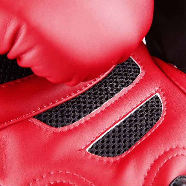 FIGHT GLOVES Danger Equipment Evolution Boxing Gloves - Black/Red 7 FIGHT GLOVES Danger Equipment Evolution Boxing Gloves - Black/Red