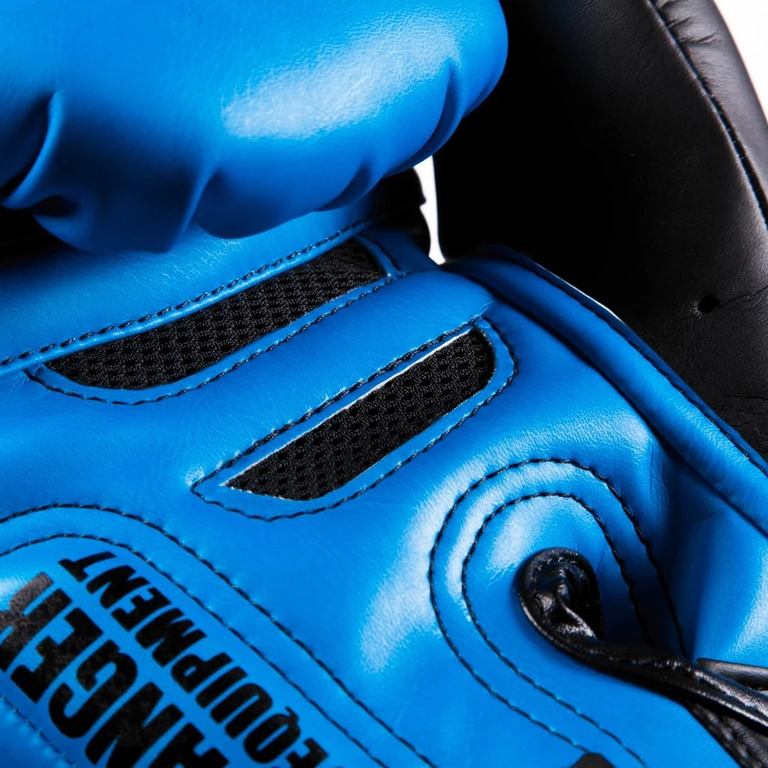 FIGHT GLOVES Muay Thai Boxing Gloves - Sak Muay By Danger Equipment - Blue/Black 5 FIGHT GLOVES Muay Thai Boxing Gloves - Sak Muay By Danger Equipment - Blue/Black