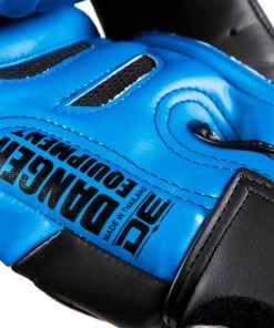 FIGHT GLOVES Muay Thai Boxing Gloves - Sak Muay By Danger Equipment - Blue/Black 9 FIGHT GLOVES Muay Thai Boxing Gloves - Sak Muay By Danger Equipment - Blue/Black