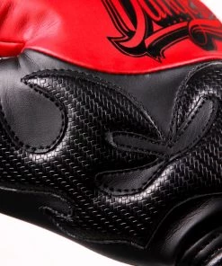 Muay Thai Boxing Gloves - Sak Muay By Danger Equipment - - Red/Black 8 Muay Thai Boxing Gloves - Sak Muay By Danger Equipment - - Red/Black