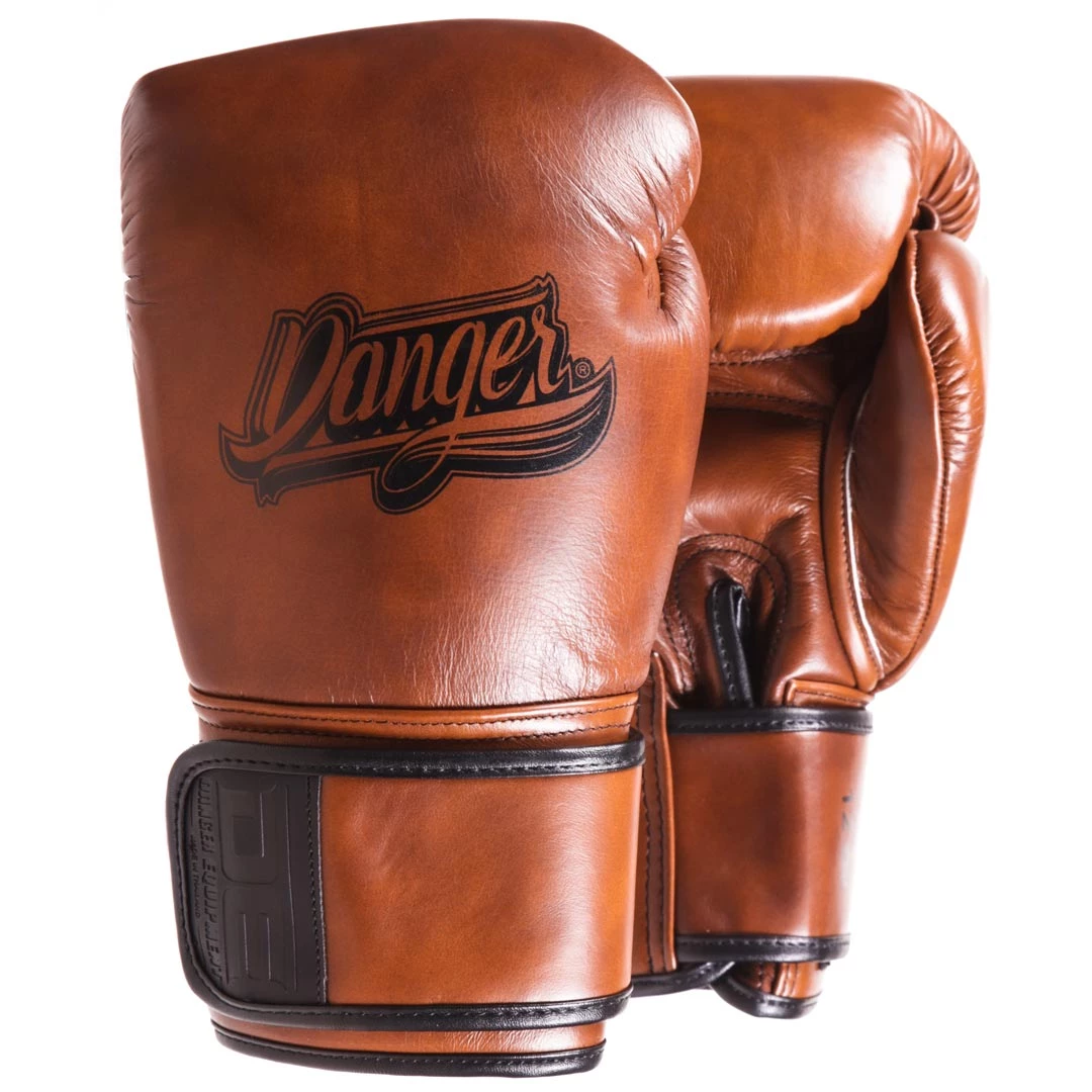 Danger Equipment Thai Legend Leather Boxing Gloves - Vintage FIGHT GLOVES 3 Danger Equipment Thai Legend Leather Boxing Gloves - Vintage FIGHT GLOVES