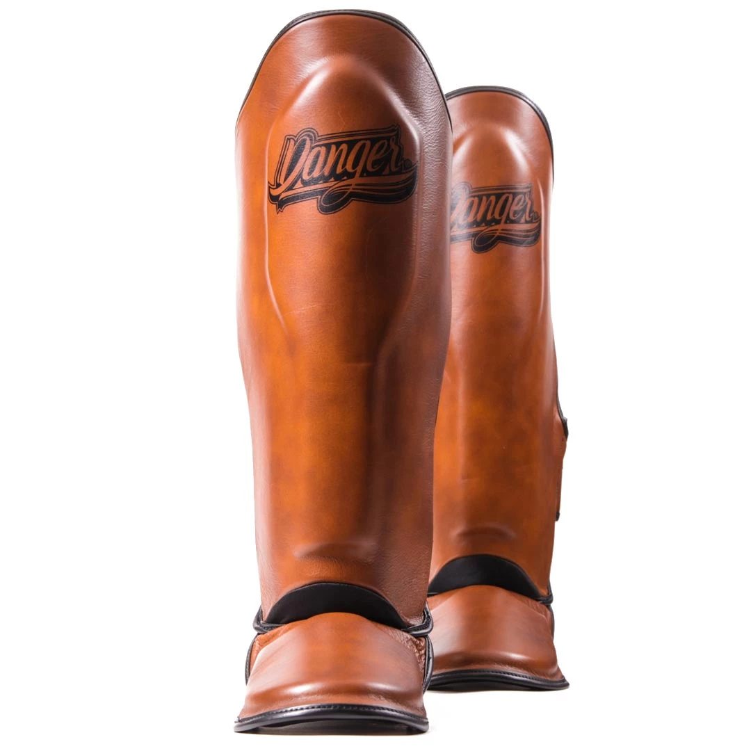 PROTECTION Danger Equipment Thai Legend Shin Guard - Vintage 3 PROTECTION Danger Equipment Thai Legend Shin Guard - Vintage