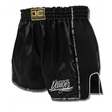 Danger Equipment D.E Low Waist Satin Shorts - Black 3 Danger Equipment D.E Low Waist Satin Shorts - Black