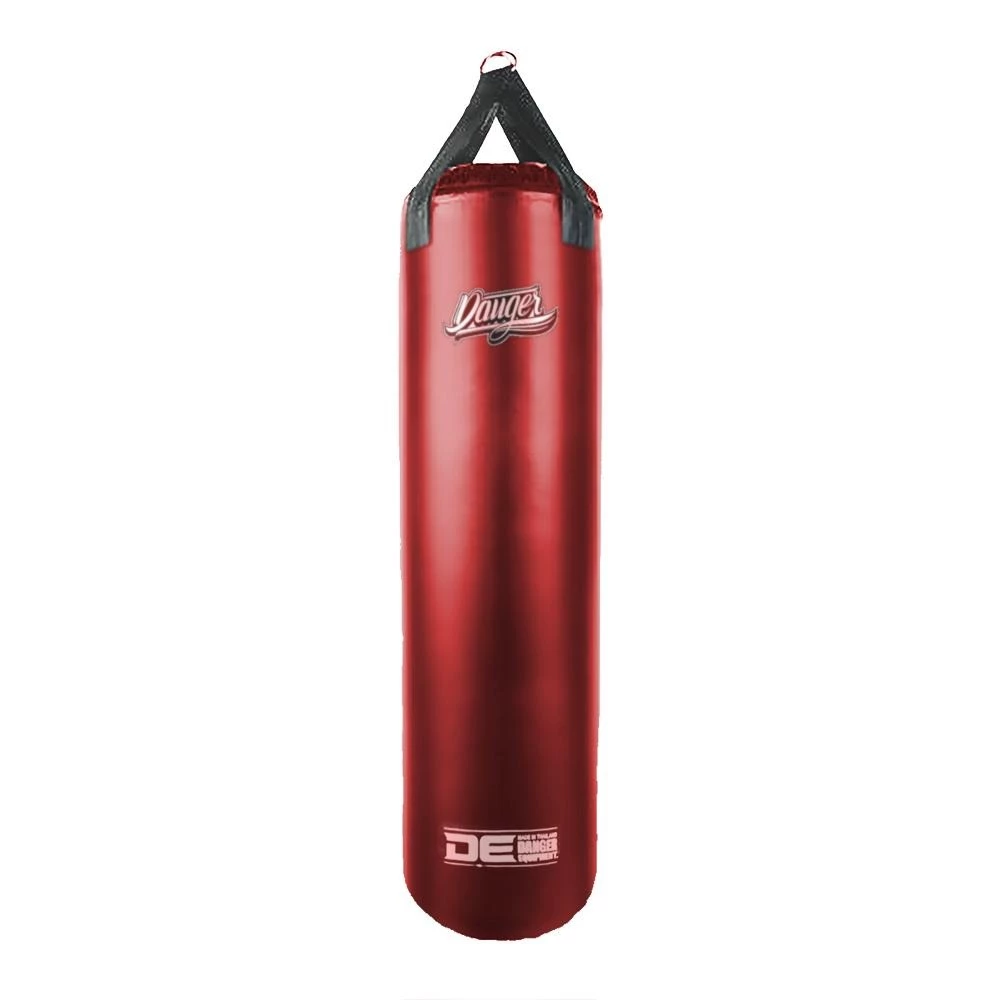 Danger Equipment 4FT Punch Bag - Metallic RED Heavy Bags 3 Danger Equipment 4FT Punch Bag - Metallic RED Heavy Bags