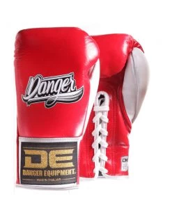 Danger Equipment Lace Competition Gloves FIGHT GLOVES