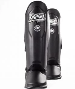 Danger Equipment Super Max Thai Shin Guard - Black