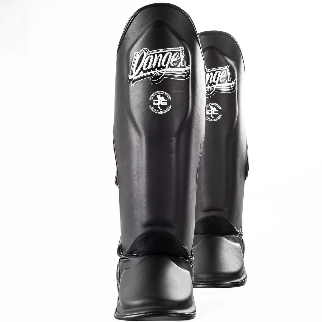 Danger Equipment Super Max Thai Shin Guard - Black 3 Danger Equipment Super Max Thai Shin Guard - Black