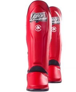 Danger Equipment Super Max Thai Shin Guard - Red PROTECTION