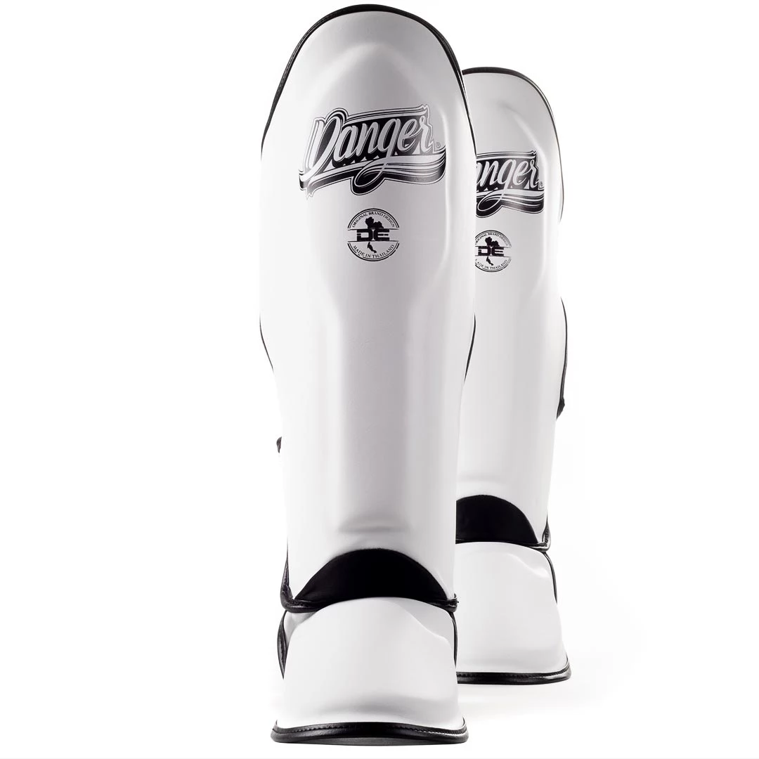 Danger Equipment Super Max Thai Shin Guard - White 3 Danger Equipment Super Max Thai Shin Guard - White