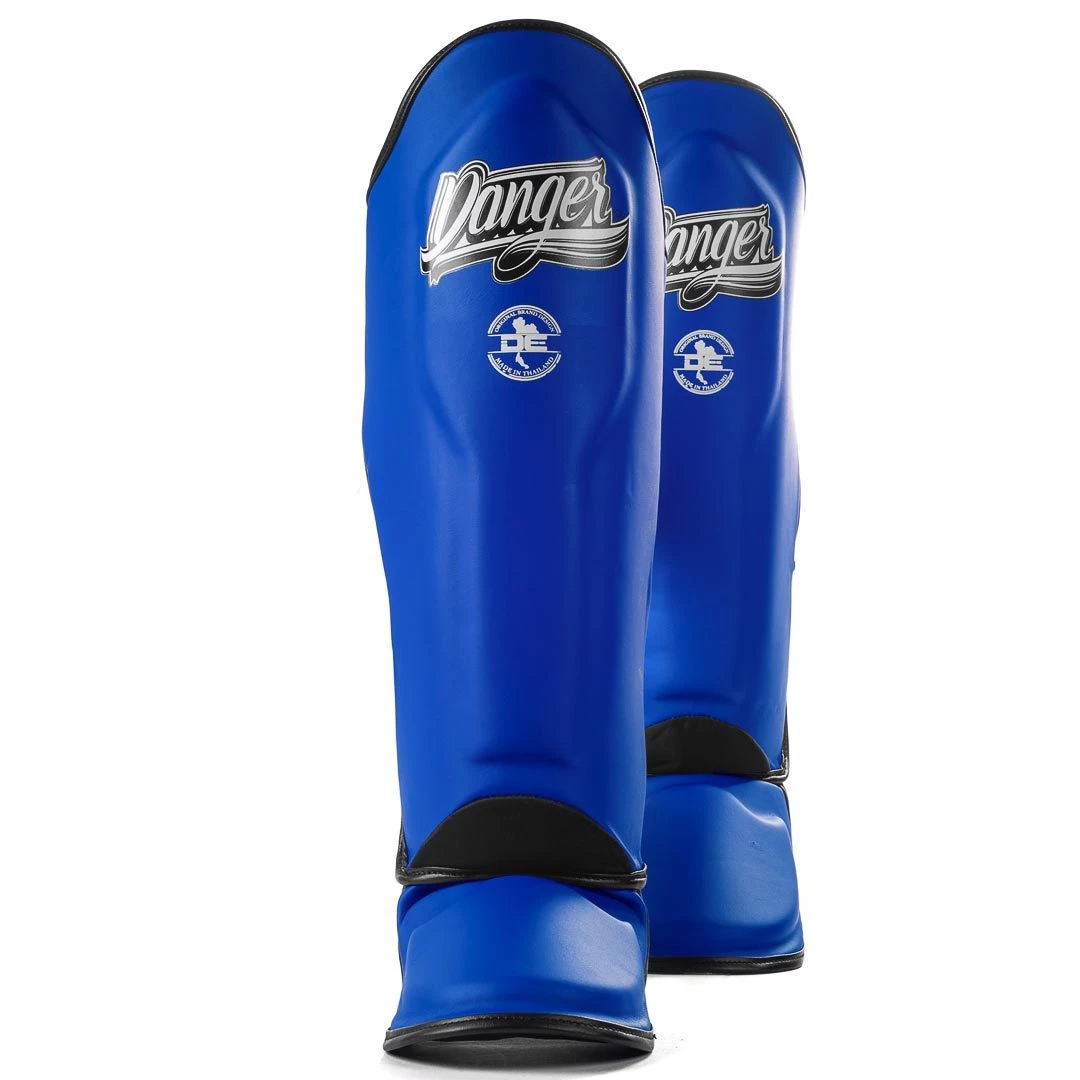 Danger Equipment Super Max Thai Shin Guard - Blue 3 Danger Equipment Super Max Thai Shin Guard - Blue