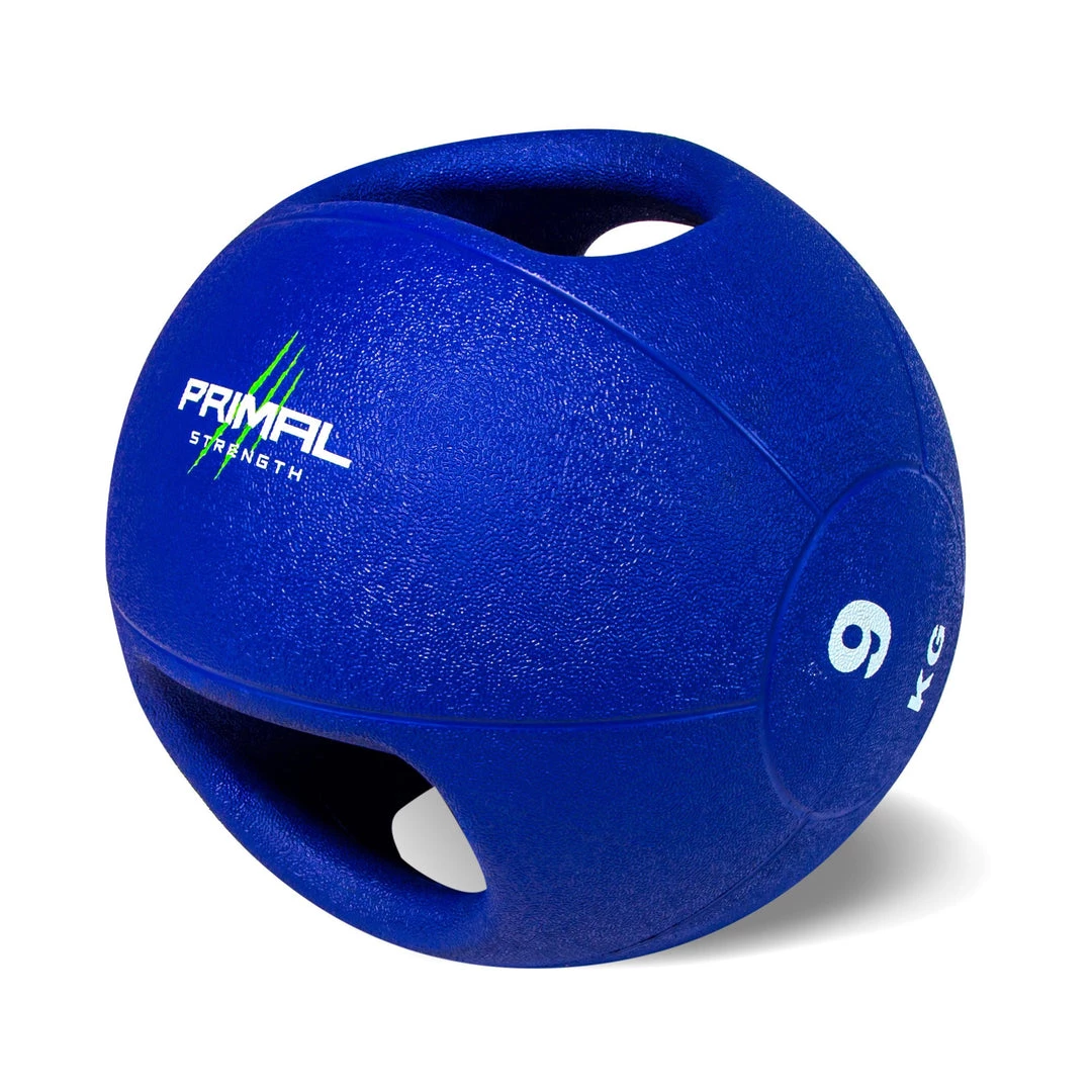 Medicine/Wall/Slam Balls Primal Strength Double Handle Medicine Ball 4 Medicine/Wall/Slam Balls Primal Strength Double Handle Medicine Ball