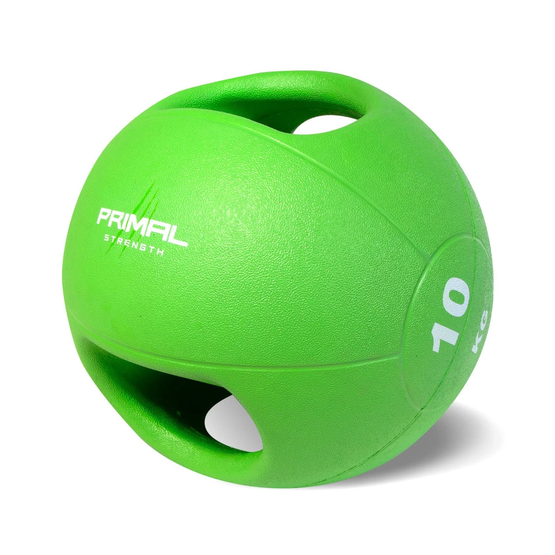 Medicine/Wall/Slam Balls Primal Strength Double Handle Medicine Ball 6 Medicine/Wall/Slam Balls Primal Strength Double Handle Medicine Ball