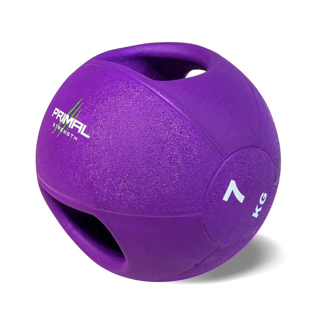 Medicine/Wall/Slam Balls Primal Strength Double Handle Medicine Ball 9 Medicine/Wall/Slam Balls Primal Strength Double Handle Medicine Ball