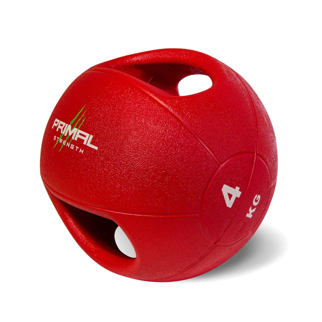 Medicine/Wall/Slam Balls Primal Strength Double Handle Medicine Ball 10 Medicine/Wall/Slam Balls Primal Strength Double Handle Medicine Ball