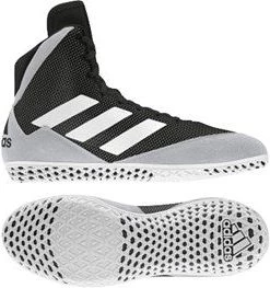 Adidas Mat Wizard 5 Wrestling Boot Black/White Boxing & Wrestling Boots