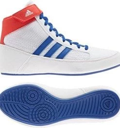 Adidas Havoc K Wrestling Boot White/Blue/Red KIDS