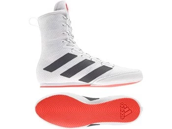 Adidas Box Hog 3 Boxing Boots - White/Black/Red Boxing & Wrestling Boots 3 Adidas Box Hog 3 Boxing Boots - White/Black/Red Boxing & Wrestling Boots