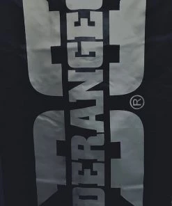 Danger Equipment 6FT Thai Kick Bag - Black & Silver Deranged Heavy Bags
