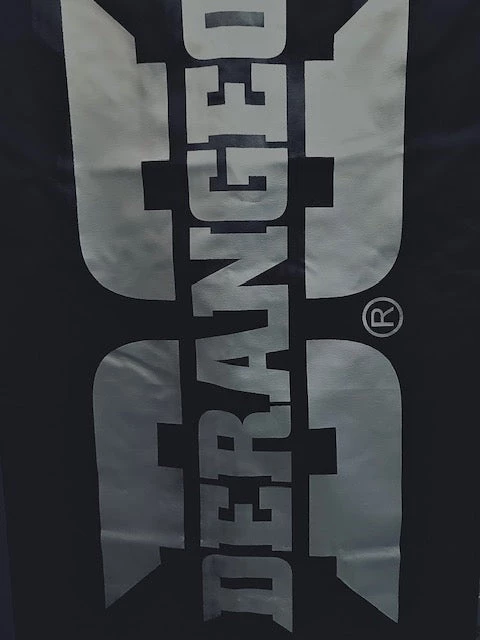 Danger Equipment 6FT Thai Kick Bag - Black & Silver Deranged Heavy Bags 4 Danger Equipment 6FT Thai Kick Bag - Black & Silver Deranged Heavy Bags