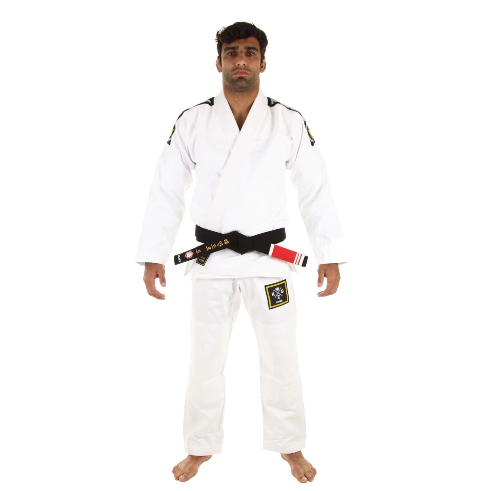 Kingz Basic 2.0 BJJ Gi With FREE White Belt - White KIMONOS 3 Kingz Basic 2.0 BJJ Gi With FREE White Belt - White KIMONOS