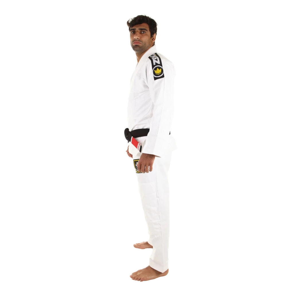 Kingz Basic 2.0 BJJ Gi With FREE White Belt - White KIMONOS 5 Kingz Basic 2.0 BJJ Gi With FREE White Belt - White KIMONOS