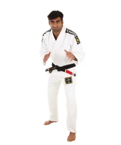 Kingz Basic 2.0 BJJ Gi With FREE White Belt - White KIMONOS 14 Kingz Basic 2.0 BJJ Gi With FREE White Belt - White KIMONOS