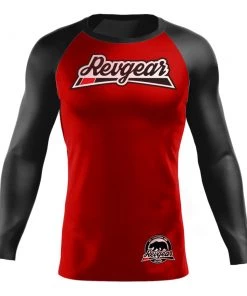 Revgear Long Sleeve Rashguard - Red Rashguards
