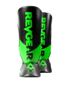 Revgear Pinnacle Shin Guards - Black/Green