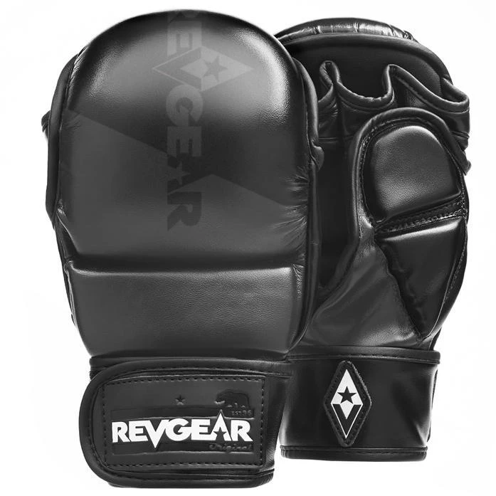 Revgear PINNACLE MMA SPARRING GLOVES - BLACK/BLACK FIGHT GLOVES 3 Revgear PINNACLE MMA SPARRING GLOVES - BLACK/BLACK FIGHT GLOVES