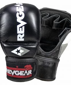 REVGEAR PRO SERIES MS1 MMA TRAINING AND SPARRING GLOVE - BLACK FIGHT GLOVES