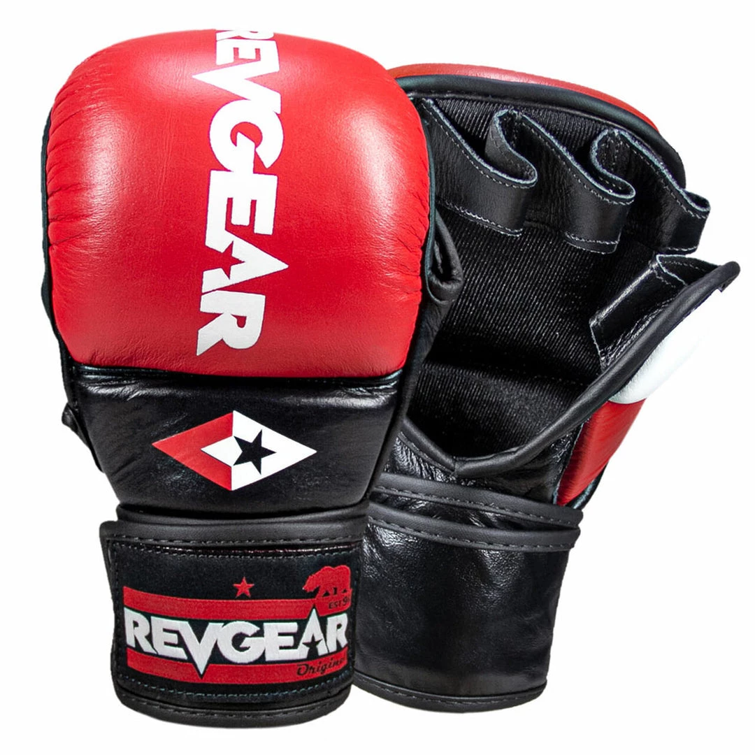 FIGHT GLOVES REVGEAR PRO SERIES MS1 MMA TRAINING AND SPARRING GLOVE - RED 3 FIGHT GLOVES REVGEAR PRO SERIES MS1 MMA TRAINING AND SPARRING GLOVE - RED