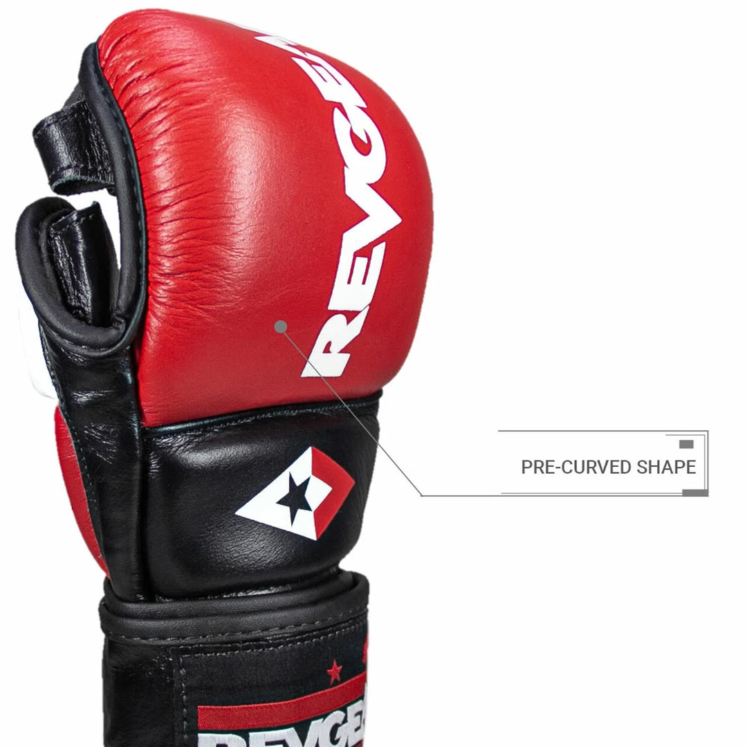 FIGHT GLOVES REVGEAR PRO SERIES MS1 MMA TRAINING AND SPARRING GLOVE - RED 5 FIGHT GLOVES REVGEAR PRO SERIES MS1 MMA TRAINING AND SPARRING GLOVE - RED