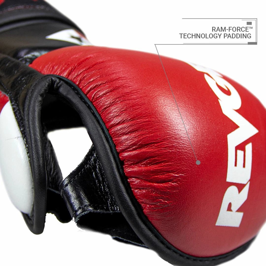 FIGHT GLOVES REVGEAR PRO SERIES MS1 MMA TRAINING AND SPARRING GLOVE - RED 7 FIGHT GLOVES REVGEAR PRO SERIES MS1 MMA TRAINING AND SPARRING GLOVE - RED